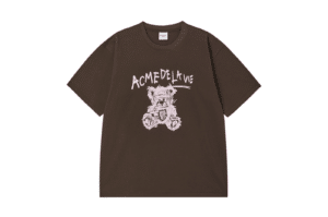 ADLV Drawing Bear Tee Brown