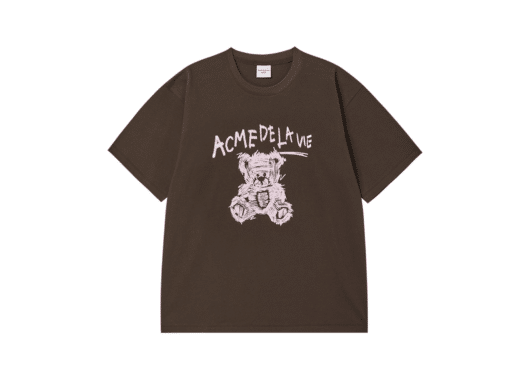 ADLV Drawing Bear Tee Brown