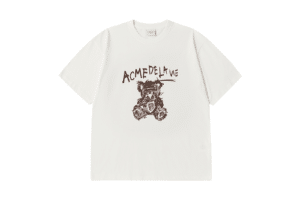 ADLV Drawing Bear Tee White