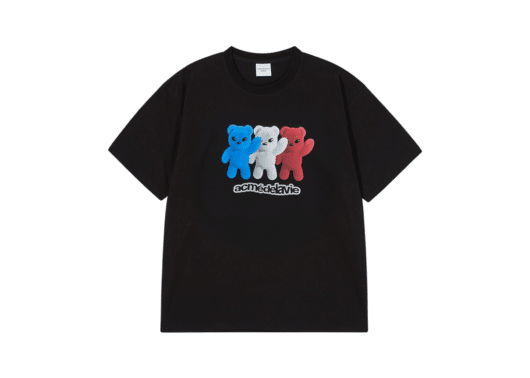ADLV French Alien Bear Tee Black