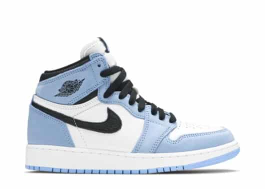 Air Jordan 1 Retro High White University Blue Black (GS)
