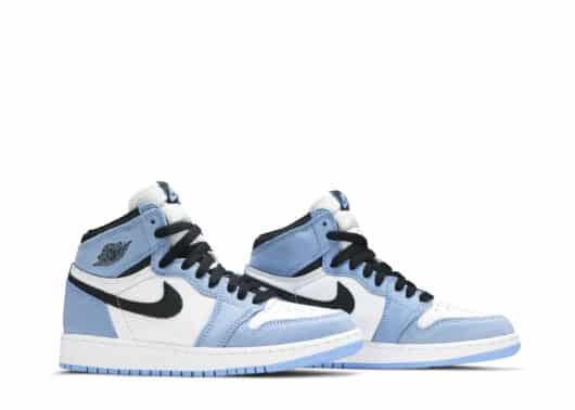 Air Jordan 1 Retro High White University Blue Black (GS) - Image 5