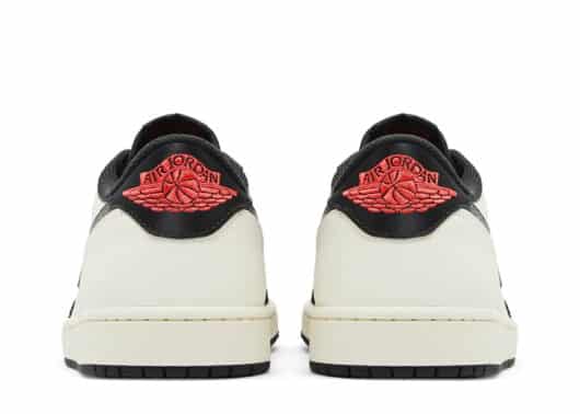Air Jordan 1 Retro Low OG PSG Paris Saint-Germain Back View
