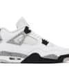 Air Jordan 4 Retro White Cement (2025) Front View