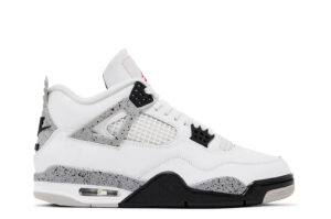 Air Jordan 4 Retro White Cement (2025) Front View
