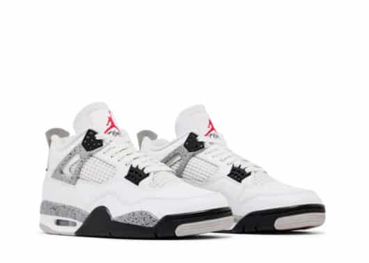 Air Jordan 4 Retro White Cement (2025) Full View