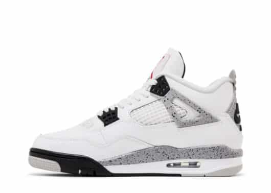 Air Jordan 4 Retro White Cement (2025) Side View