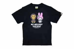 Bape BABY MILO x MY MELODY Tee Black