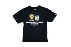 Bape x Kerokerokeroppi Baby Milo Tee Black