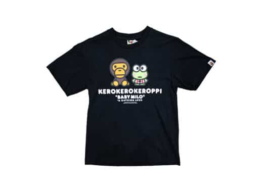 Bape x Kerokerokeroppi Baby Milo Tee Black