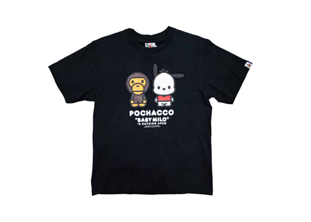 Buy Bape x Pochacco Baby Milo Tee Black Online in Australia | KickSTW