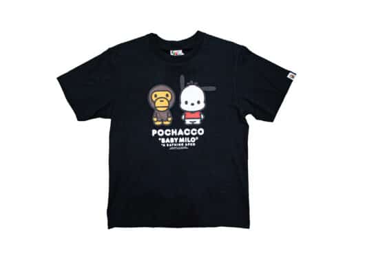 Bape x Pochacco Baby Milo Tee Black