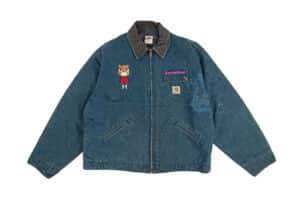 Carhartt Vintage J01 Remake Detroit Jacket Blue Sz 3XL