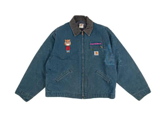 Carhartt Vintage J01 Remake Detroit Jacket Blue Sz 3XL