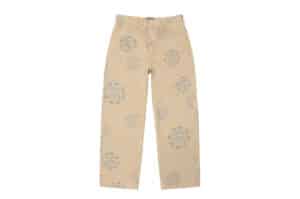 Denim Tears x Stussy Double S Wreath Chino Pant Khaki Brown