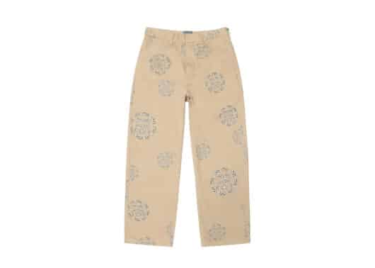 Denim Tears x Stussy Double S Wreath Chino Pant Khaki Brown