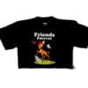 Disney Classics Friends Forever Crop Tee Black CROP-029