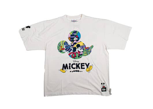 Disney Mickey Mouse Heavy Weight Faded Tee Cream MPA-002