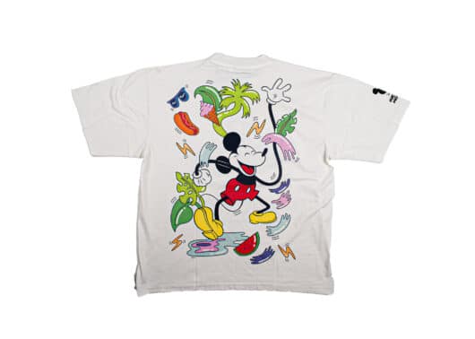 Disney Mickey Mouse Heavy Weight Faded Tee Cream MPA-002 - Image 2