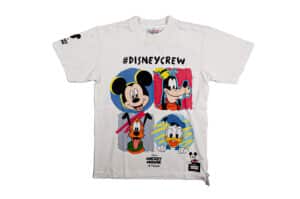 Disney Mickey Mouse Heavy Weight Faded Tee Cream MPA-009