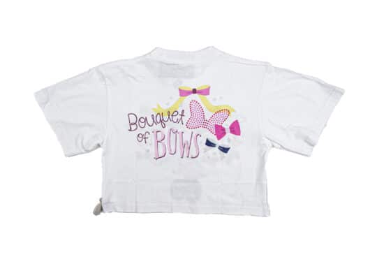 Disney Minne Mouse Crop Tee White CROP-022 - Image 2