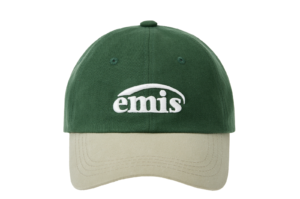 Emis New Logo Mix Ball Cap (Renewal) Beige/Green