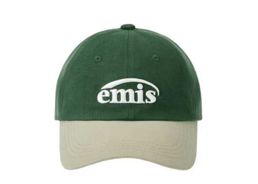 Emis New Logo Mix Ball Cap (Renewal) Beige/Green