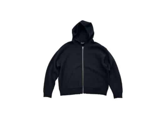 Haonanhuang Lightweight Hooded Zip Up Hoodie Black H651