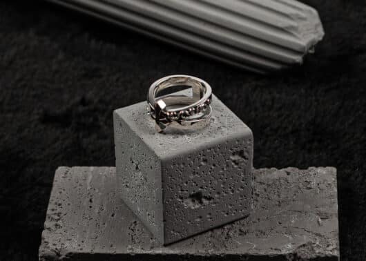 VoidWhistle 925 Silver Inferno Ring Style KR166