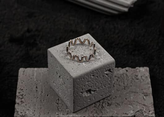 VoidWhistle 925 Silver Eclipse Ring Style KR310