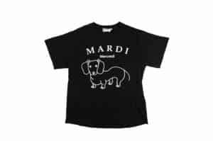 Mardi Mercredi DDANJI CH.06 Tee Black White