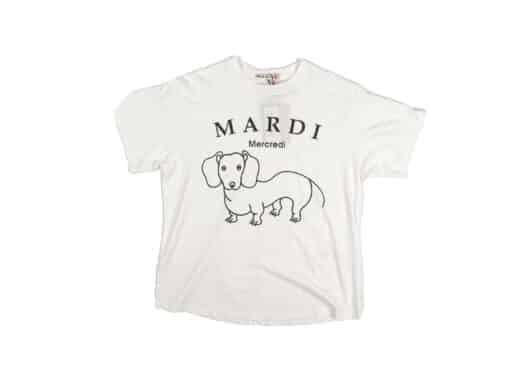Mardi Mercredi DDANJI CH.06 Tee Ivory Black