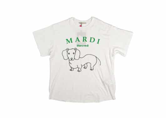 Mardi Mercredi DDANJI Ch.06 Tee Ivory Green
