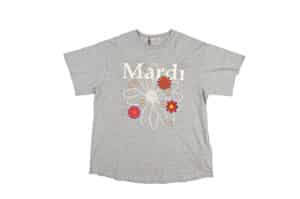 Mardi Mercredi Flowermardi Blossom Tee Grey Ivory
