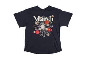 Mardi Mercredi Flowermardi Blossom Tee Navy Ivory
