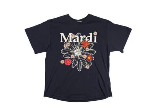 Mardi Mercredi Flowermardi Blossom Tee Navy Ivory