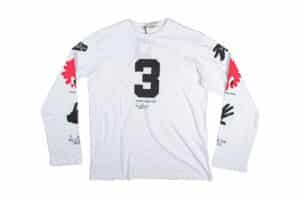Mardi Mercredi Logos Unisex Long Sleeve Tee White