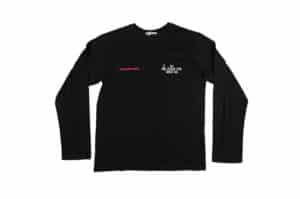 Mardi Mercredi TW Records Unisex Long Sleeve Tee Black