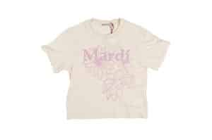 Mardi Mercredi Triple Flower Butter Pink Lavender Slim Tee