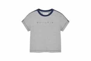 Matin Kim Color Line Point Logo Crop Top (W) Grey TS020