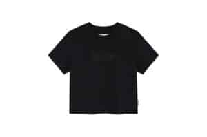 Matin Kim Color Name Printing Top Black TS021