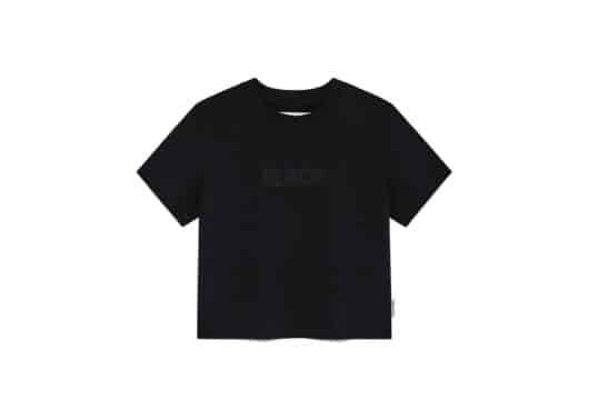 Matin Kim Color Name Printing Top Black TS021