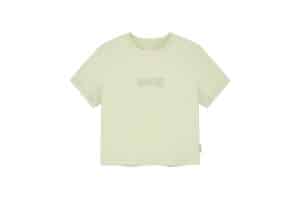 Matin Kim Color Name Printing Top Light Green TS021
