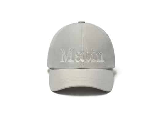 Matin Kim Matin Glossy Ball Cap Grey HT011