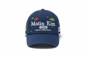 Matin Kim Matin Logo Play Ball Cap Navy HT013