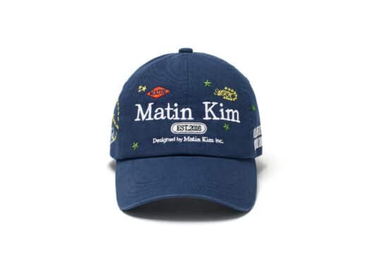 Matin Kim Matin Logo Play Ball Cap Navy HT013