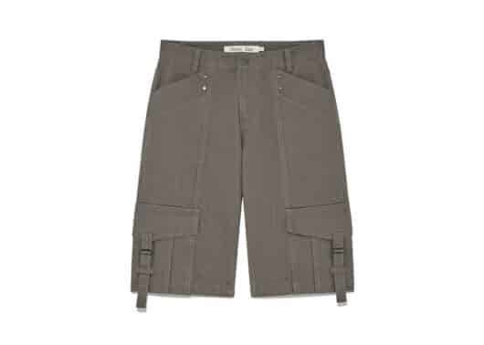 Matin Kim Semi Slim Fit Bermuda Pants Khaki PT018