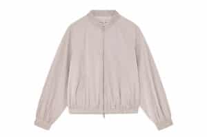 Matin Kim Washed Volume Bomber Jumper Light Pink JP008