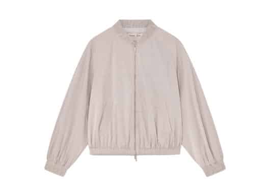Matin Kim Washed Volume Bomber Jumper Light Pink JP008