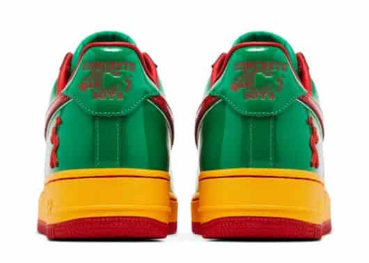 Nike Air Force 1 Low Lil Yachty Concrete Boys Lucky Green Back View